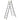 Panthera Reformladder dubbel uitgebogen 2 x 9 sporten